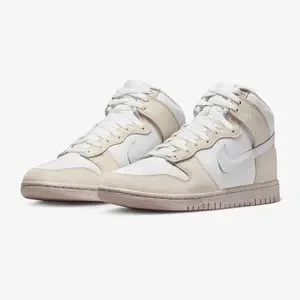 Nike | Shoes | Nike Dunk High Retro White Prm Canvas Cracked  display picture 1